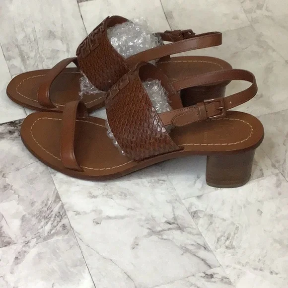 Tory Burch Tan Leather Sandals - Picture 7 of 7